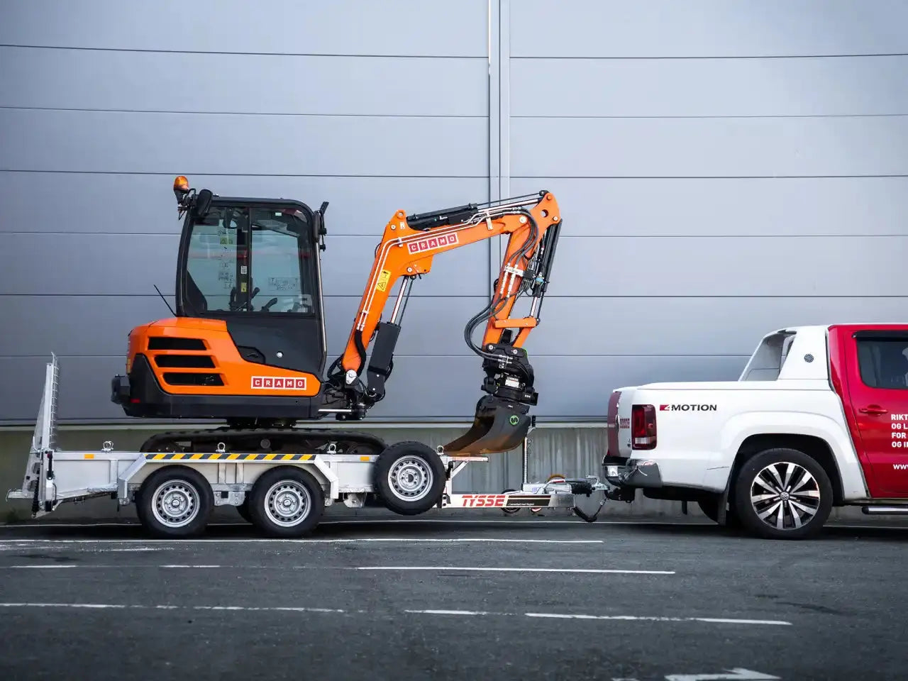 Maskinhenger XTREME 6817 BT m/baklem 3500kg Tysse