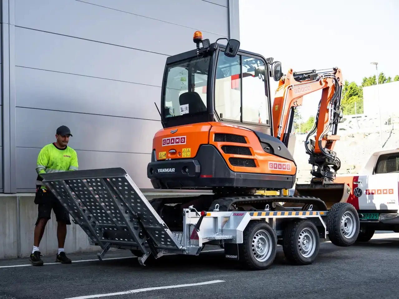 Maskinhenger XTREME 6817 BT m/baklem 3500kg Tysse