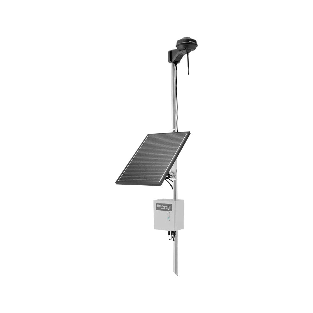 Husqvarna solcelleladersystem for EPOS-referansestasjon