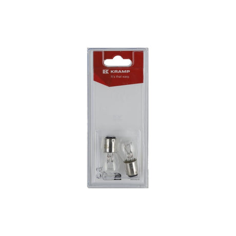 Lyspære 12V x 21-5W, BAY15d (2) Kramp
