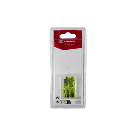 Sikring 20A x 20 mm, kniv (6) Kramp