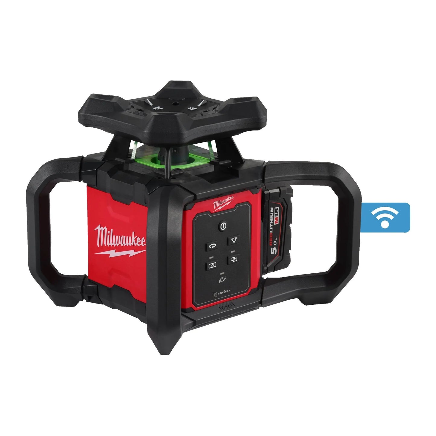M18™ 300 M GRØNN HORISONTAL VERTIKAL ROTASJONSLASER LASER MED ONE-KEY™ Milwaukee