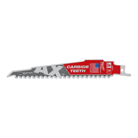 Milwaukee SAWZALL bajonettsagblad AX tre med spiker karbid 150 mm