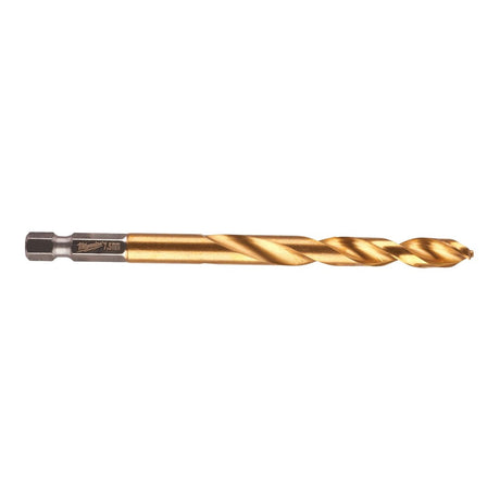 Milwaukee SHOCKWAVE Red Hex HSS-G TiN metallbor 7,5 mm