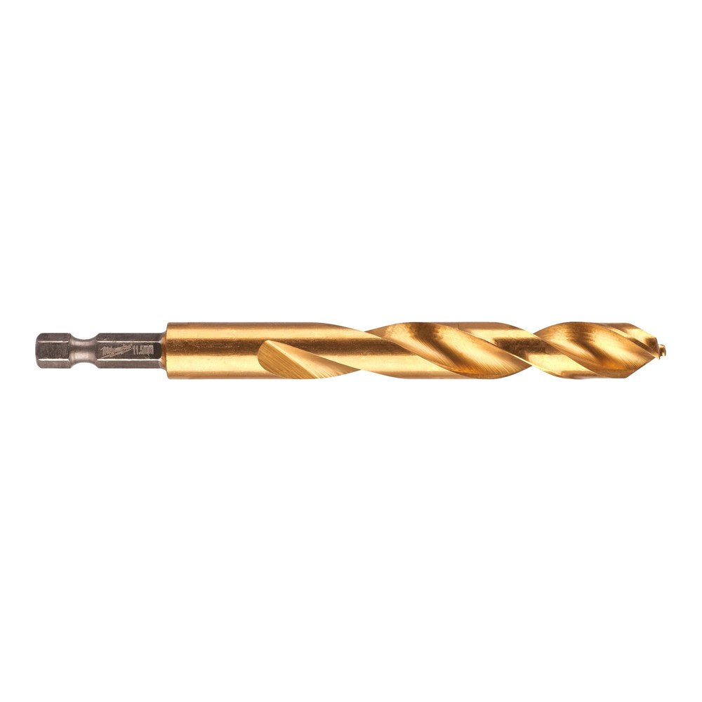 Milwaukee SHOCKWAVE Red Hex HSS-G TiN metallbor 11,5 mm