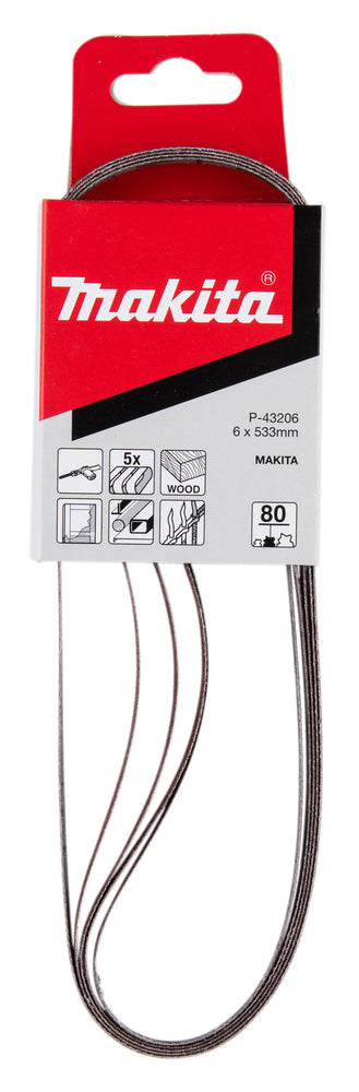 SLIPEBÅND (5) 6X533 K80P-43206