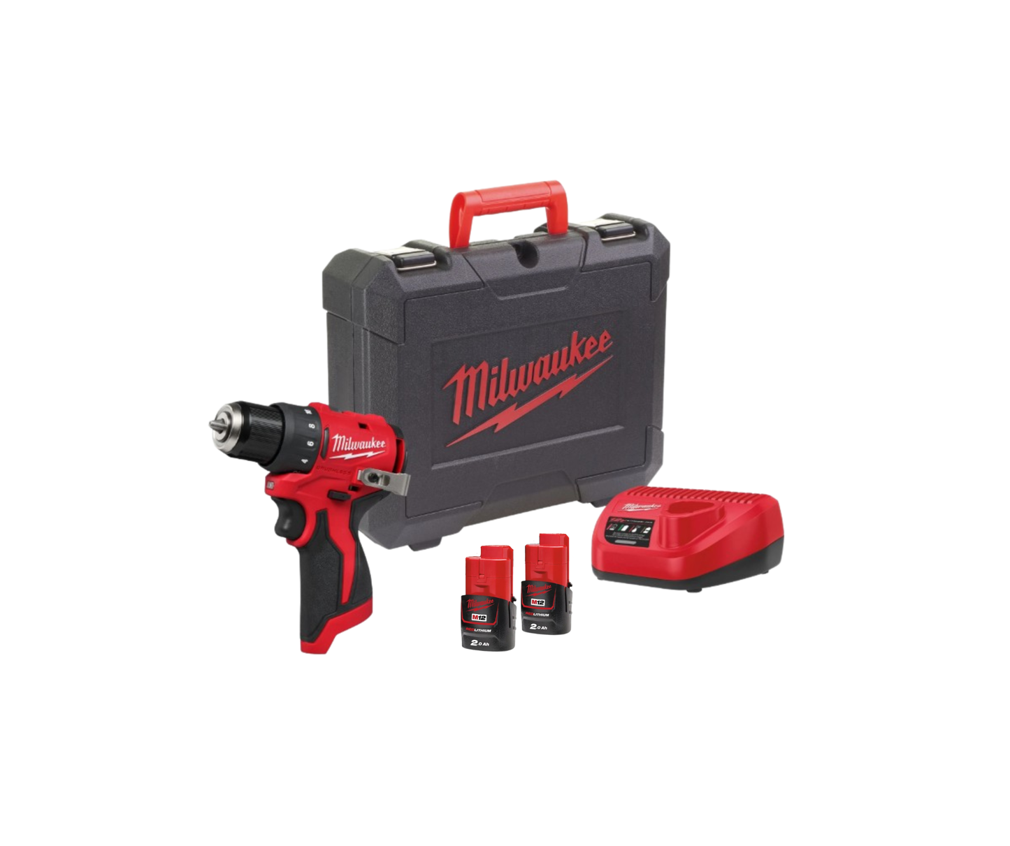 M12™ kompakt børsteløs bor/skrutrekker sett