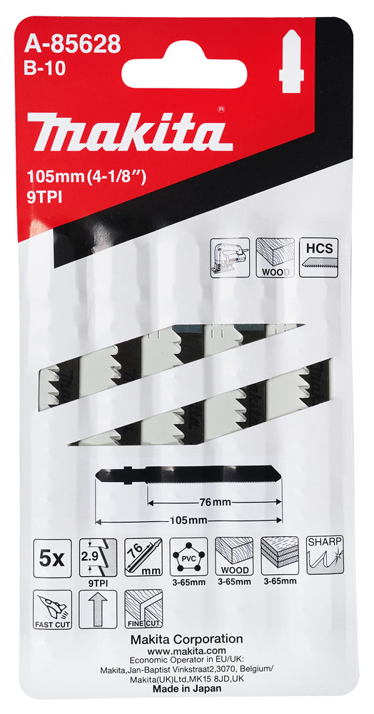 Makita Stikksagblad 76MM B10 (5)A-85628