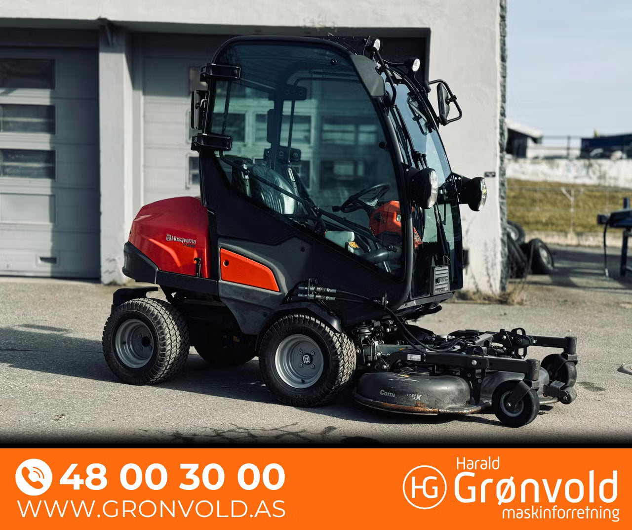 HUSQVARNA P525DX MED HYTTE/SNØFRESER/KLIPPEAGGREGAT