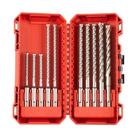 SDS-plus MX4 borsett, 10 deler