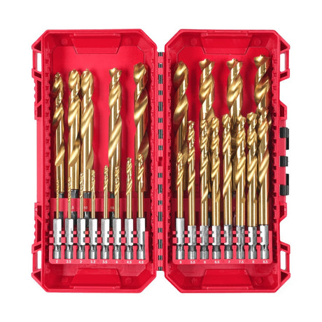 SHOCKWAVE Metallbor HSS-G TiN 2-13mm 25-delers