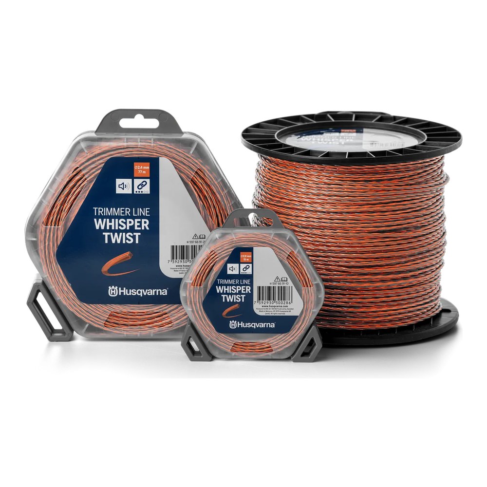 Husqvarna trimmertråd Whisper Twist 3 mm x 210 m
