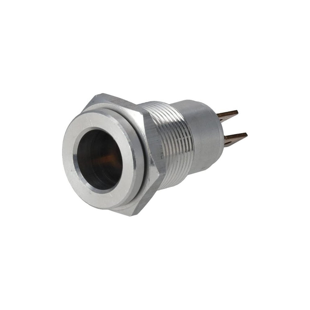 Roterende varsellys Halogen, rundt, 12/24V, gult, stolpefeste, Ø 152 mm x240 mm