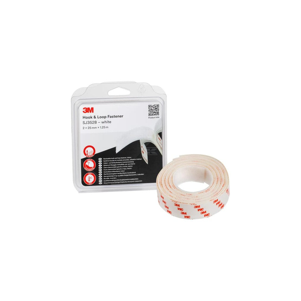 SJ352Bbk krok og øye 25 mm x 1.25m IPC 3M