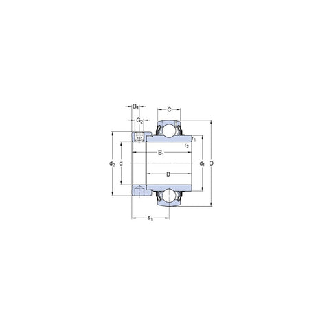 Lagerinnsats 25x52x15 mm SKF