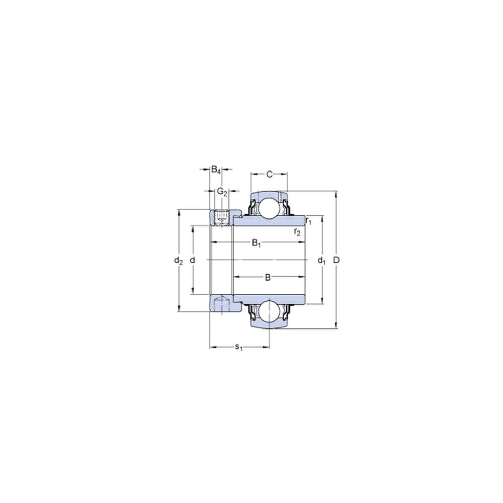 Lagerinnsats 40x80x21 mm SKF