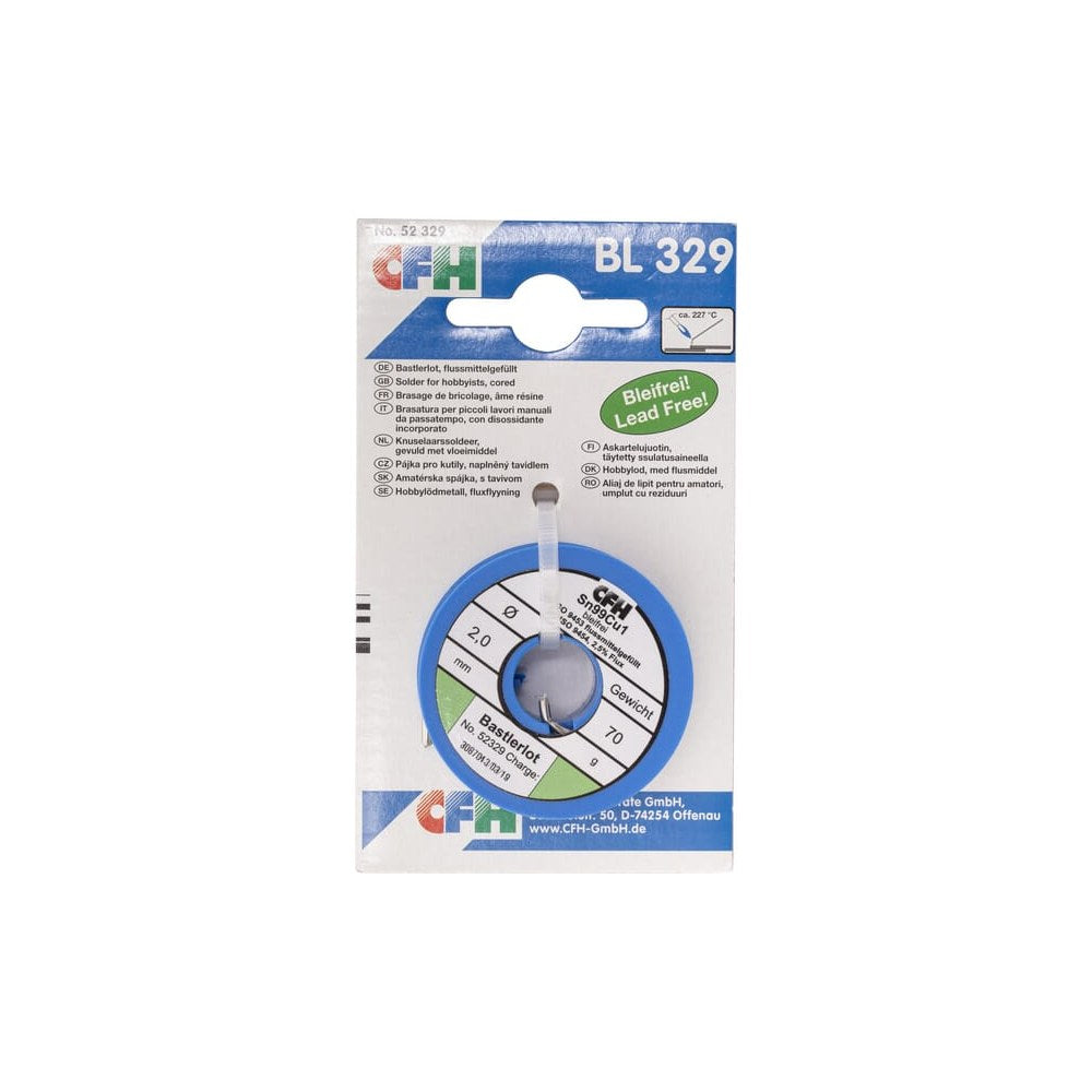 Loddetinn 2,0 mm 70 g (blyfri) med flussmiddel