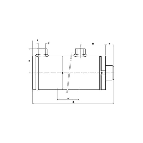 Sylinder D/AD30-50-400 C-serie
