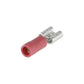 Flatstifthylse hun, rød 6,3x0,8 mm - 0,5-1,0 mm² (6) Kramp