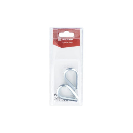 Vaierkaus diameter 8mm - 33x24mm (2) Kramp
