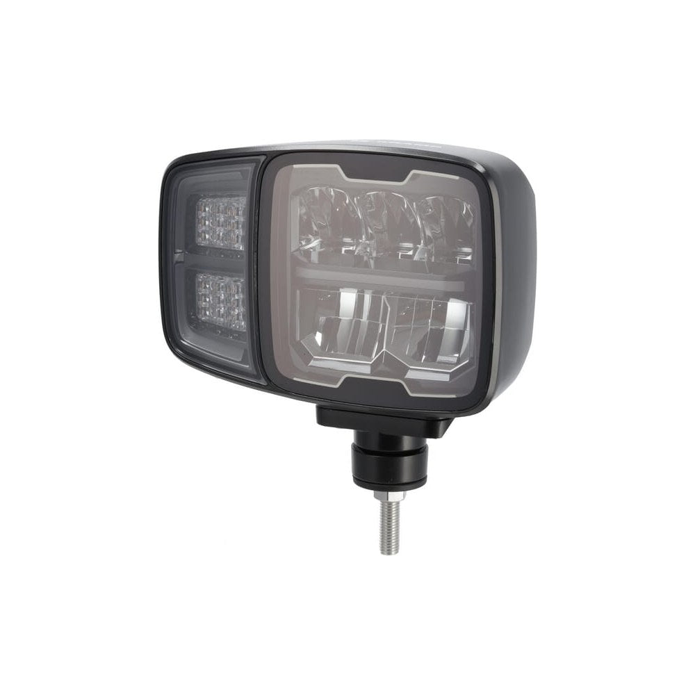 Hovedlys LED, rektangulær, 12/24V, 220x197,2x80,5 mm, oppvarmet, fjernlys/nærlys, anti-snø, høyre