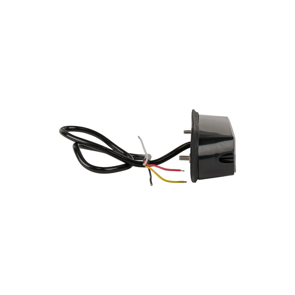 Varsellykt LED, 6W, 12–24V, gul, skrufeste, 106x34x30 mm, 3 lysdioder, Kramp
