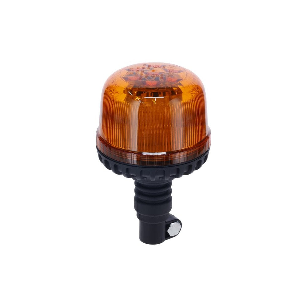 Varsellykt, LED, 20W, 12-24V, gul, fleksibelt stangfeste, Ø 126 mm x 201 mm