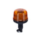 Varsellykt, LED, 20W, 12-24V, gul, fleksibelt stangfeste, Ø 126 mm x 201 mm