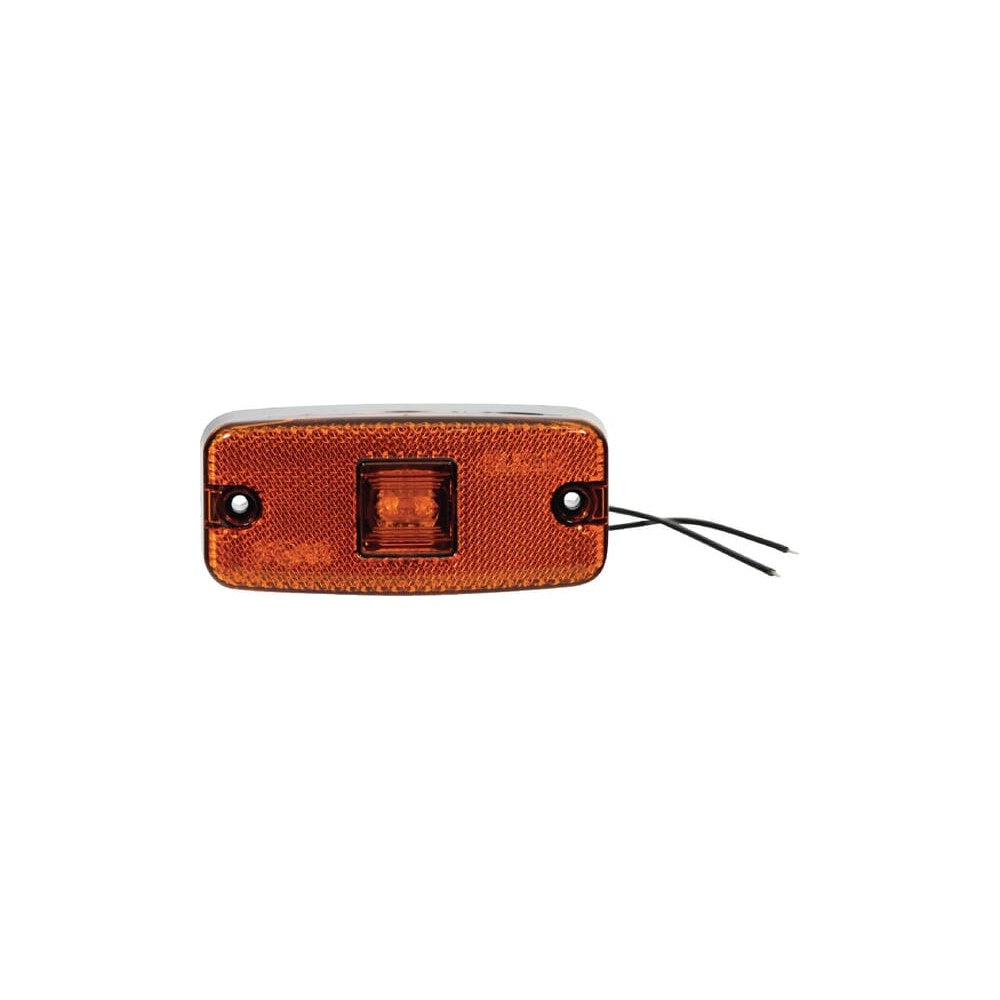 Markeringslykt LED, rektangulært, 12-24V, 111x50,5x23 mm, Kramp