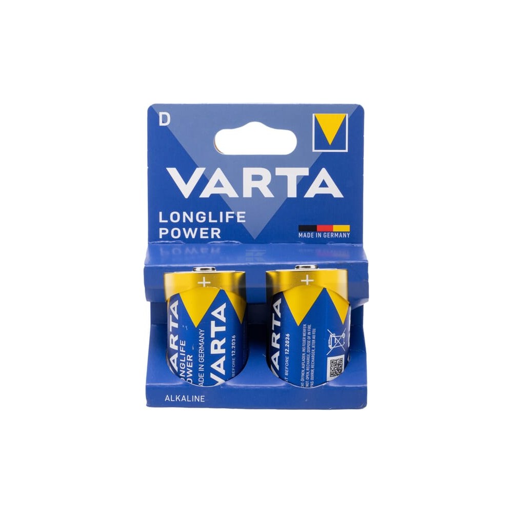 Batterier D 1,5 V LR20 (2x) VARTA Consumer Batteries