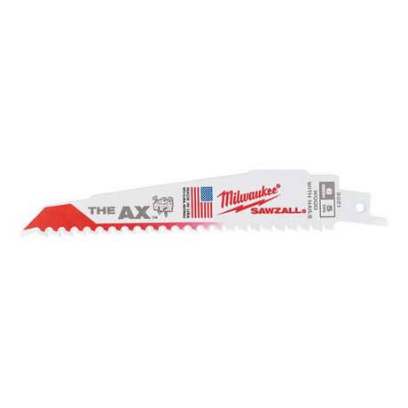 Milwaukee SAWZALL bajonettsagblad AX tre med spiker 150 mm, 5 TPI (5 stk)