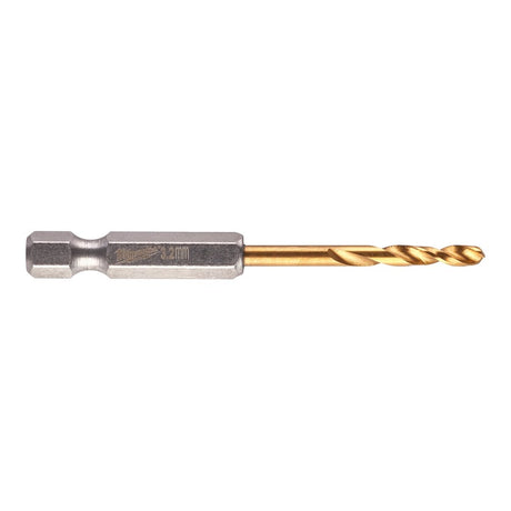 Milwaukee SHOCKWAVE Red Hex HSS-G TiN metallbor 3,2 mm (2 stk)