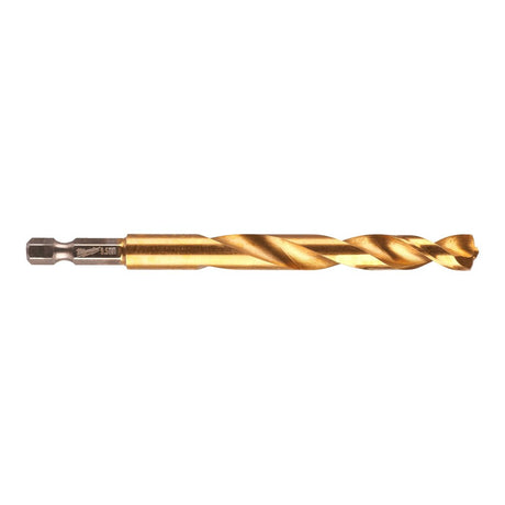 Milwaukee SHOCKWAVE Red Hex HSS-G TiN metallbor 9,5 mm