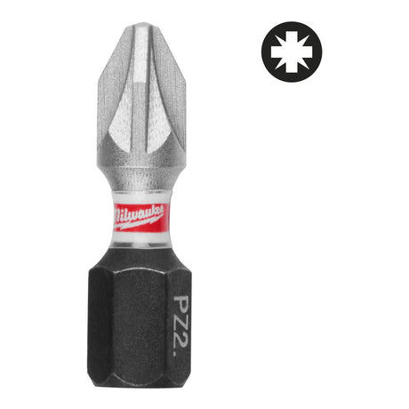 Milwaukee SHOCKWAVE skrubits PZ2 x 25 mm (25 stk)