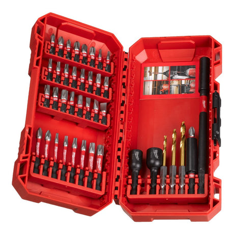 Milwaukee SHOCKWAVE Impact Duty bitssett, 40 deler