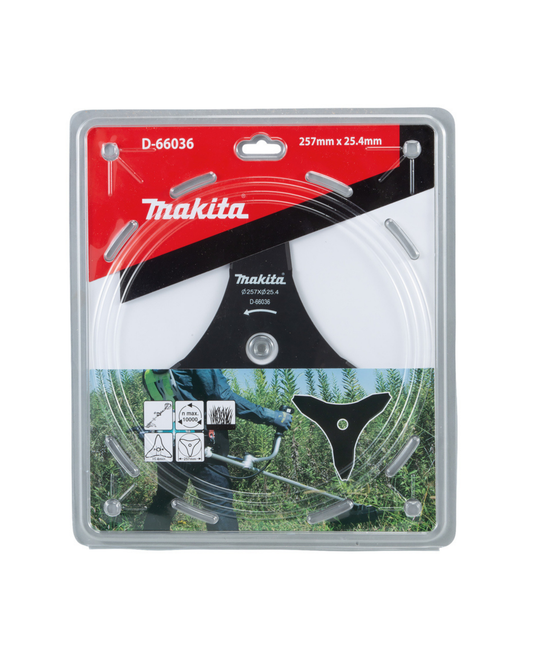 Kratt-/gressblad, 3-tenner 255X25,4mm D-66036
