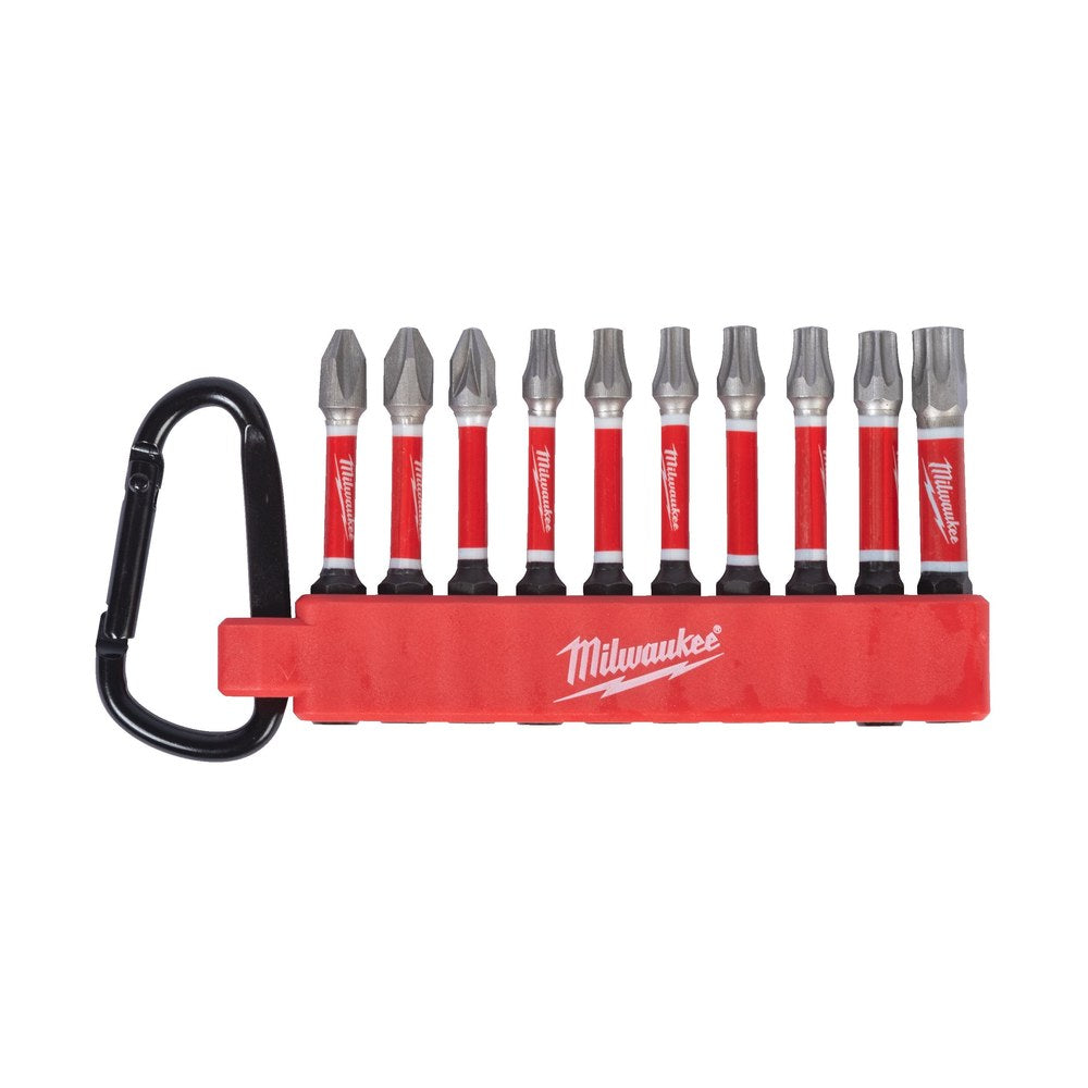 SHOCKWAVE bitsett med karabinkrok (10 deler)