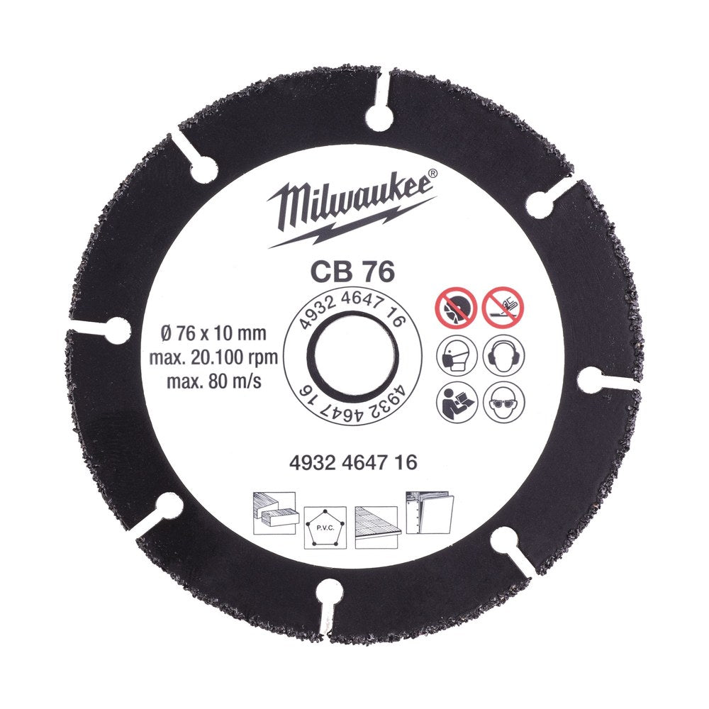 Kappeskive CB 76 mm