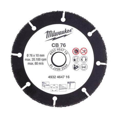 Kappeskive CB 76 mm