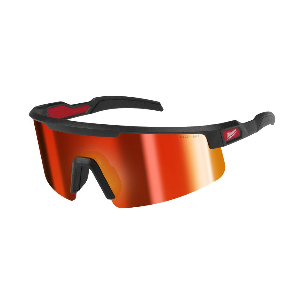 Milwaukee L-format vernebriller med Sunburst speilglass
