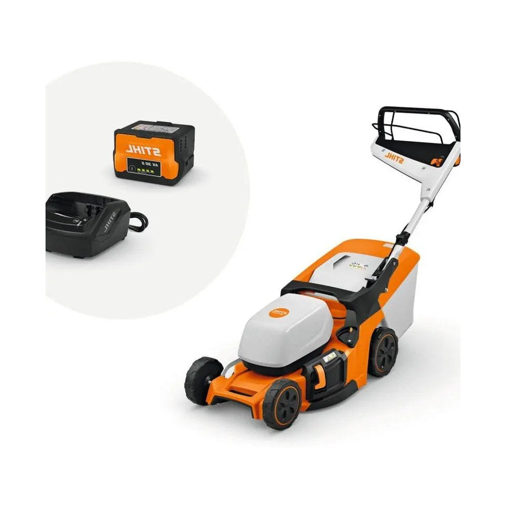 Stihl RMA 448 V MED BATTERI AK 30 S OG LADER AL 101
