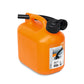 Bensinkanne, oransje, 5 l