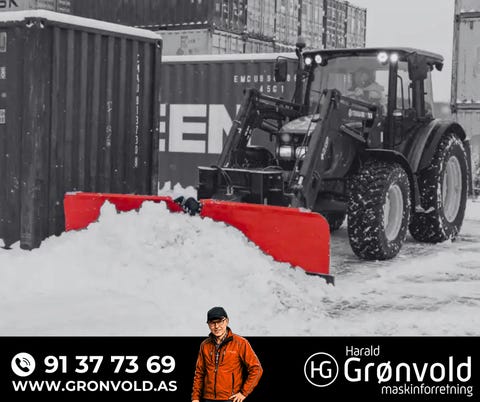 TOKVAM VT 280 City lavtbygget vikeplog med Volvo BM festesett.