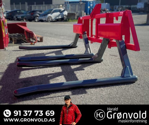 UM-7790 dobbel rundballeløfter med Trima/Ålø/HMV feste